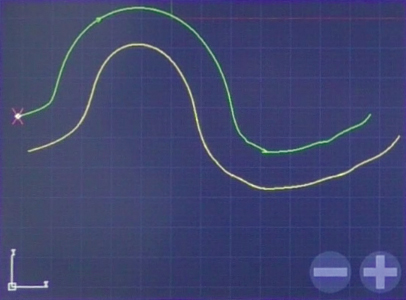 Create offset bead to overlap